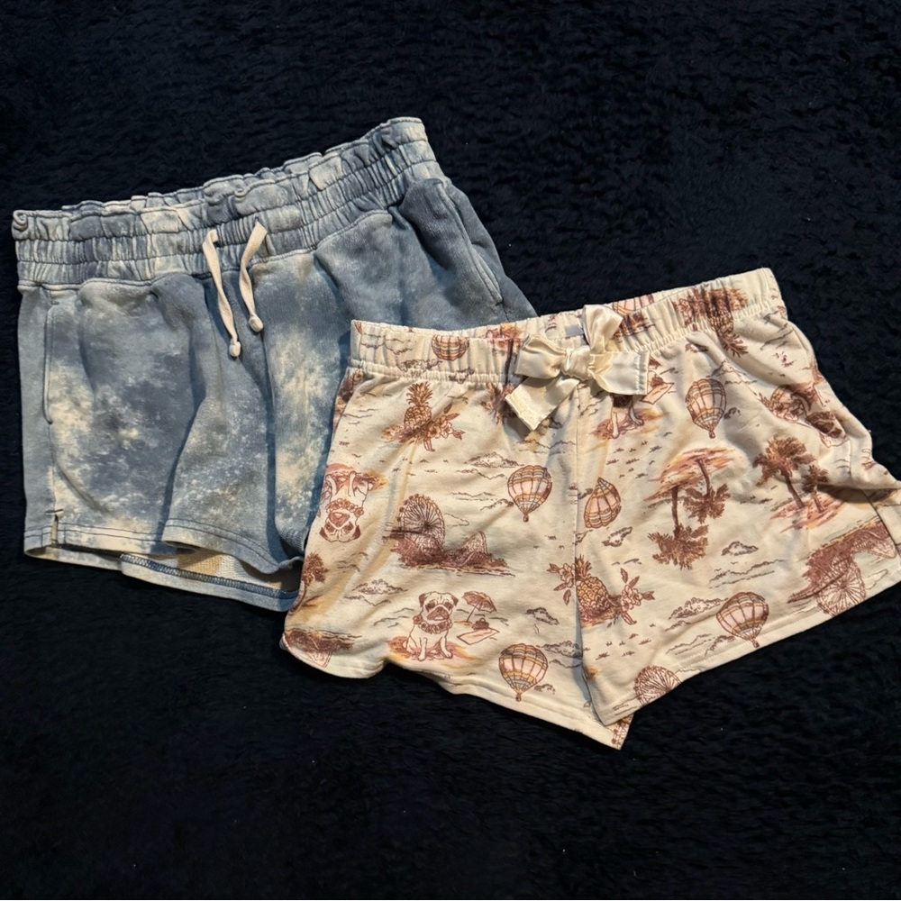 Kid’s Tie-Dye and Printed Shorts Set